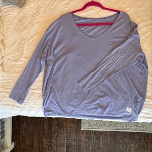 lululemon athletica Light Purple Long Sleeve Top